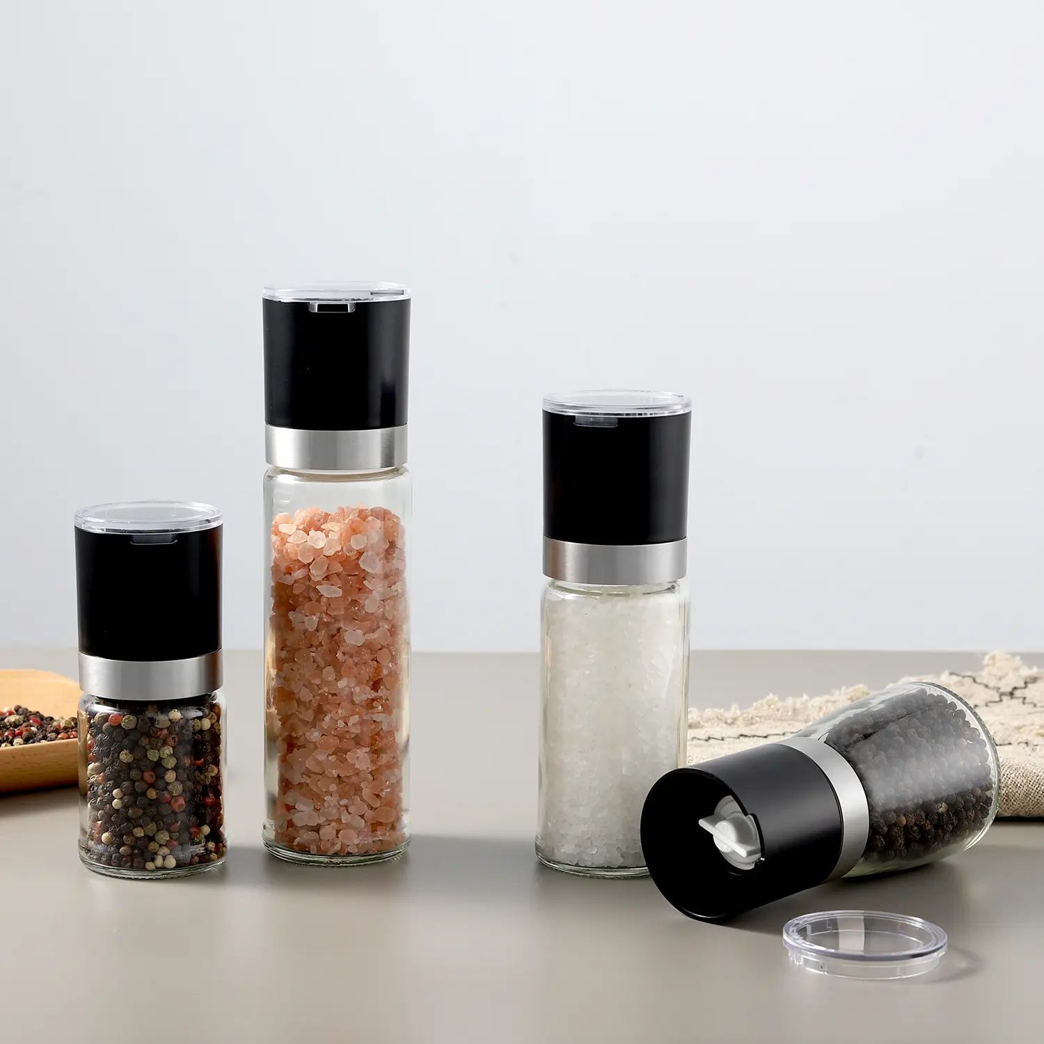 ODM Manual Plastic Pepper Grinder with Ceramic Grinder