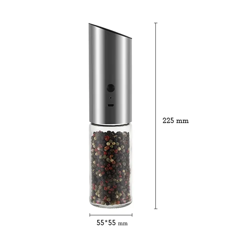 ODM Usb Pepper Grinder with LED Light