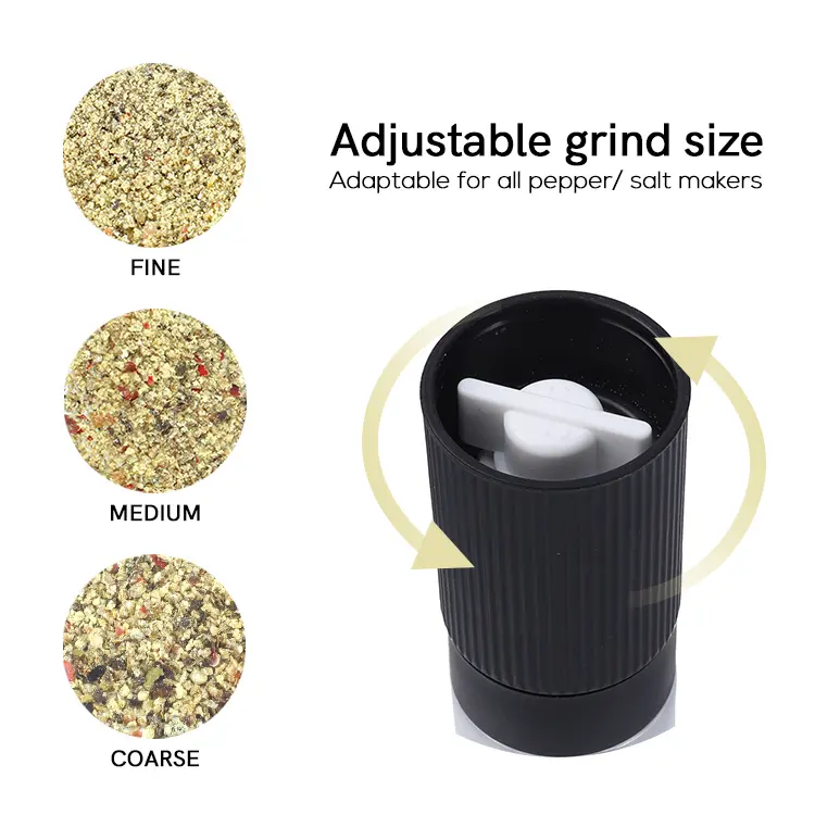 Custom Mini Adjustable Spice Mill Set