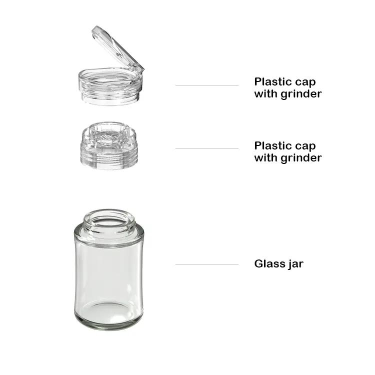 High-Quality Wholesale Plastic Head Spice Grinder