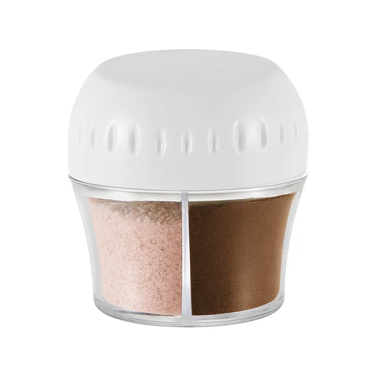 Custom 4-Compartment Spice Shaker with Independent Dispensing Lids