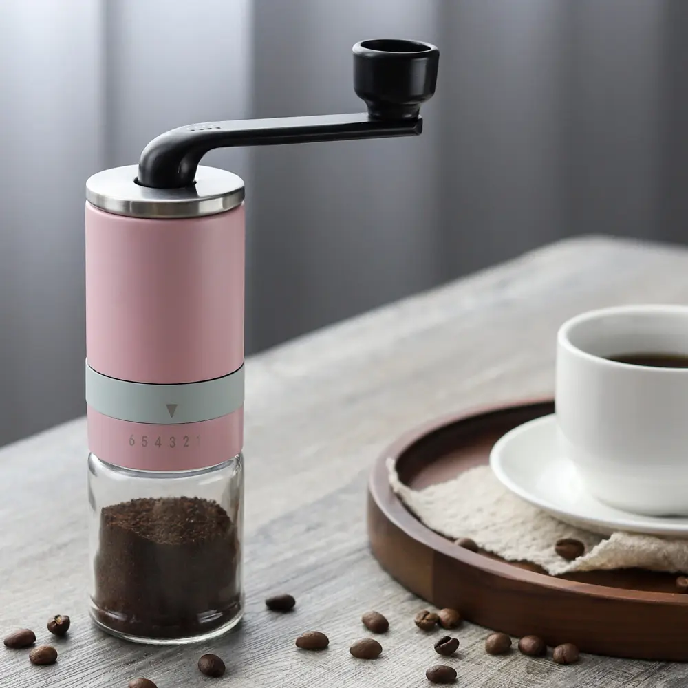 Custom Colorful Hand Burr Coffee Grinder