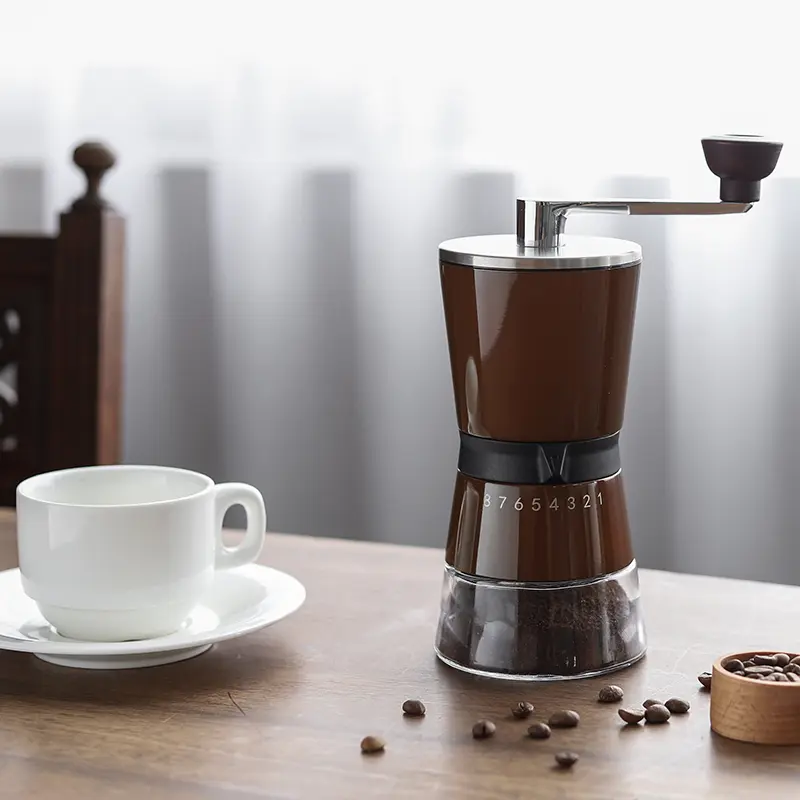 ODM 8-Level Adjustable Handheld Coffee Grinder