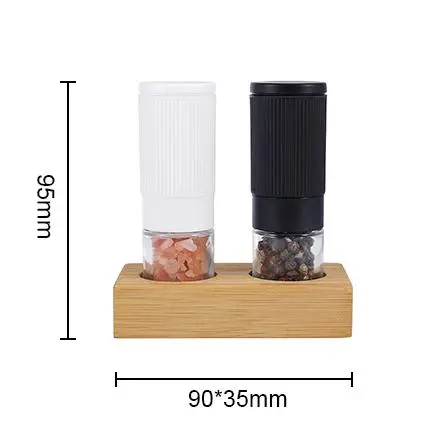 Custom Mini Adjustable Spice Mill Set