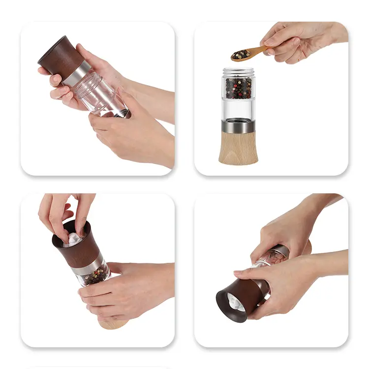 ODM Customized Combined Salt and Pepper Mill