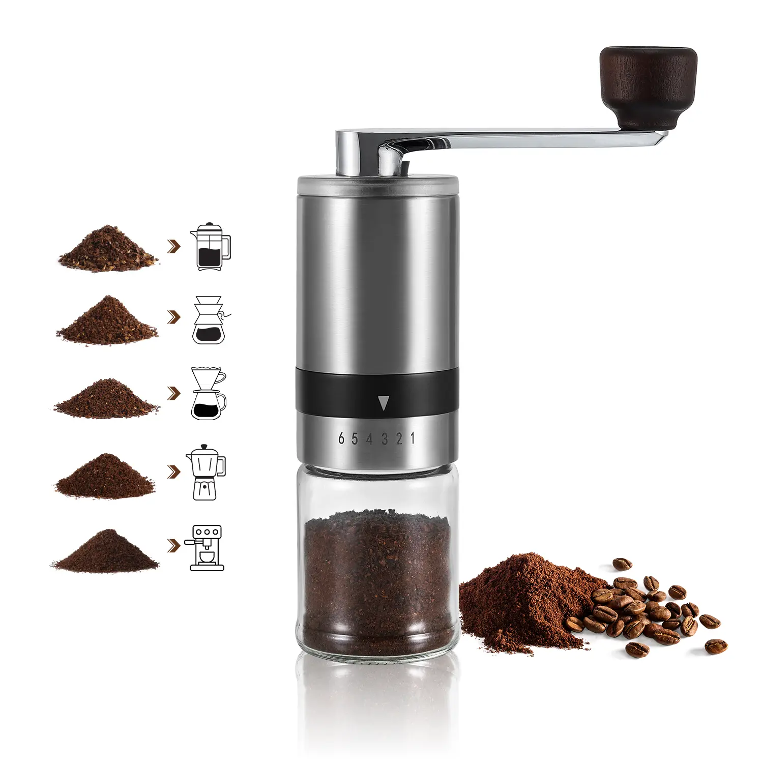 Buy  ODM Coffee Grinder Mill Set with French Press Supplier, Service