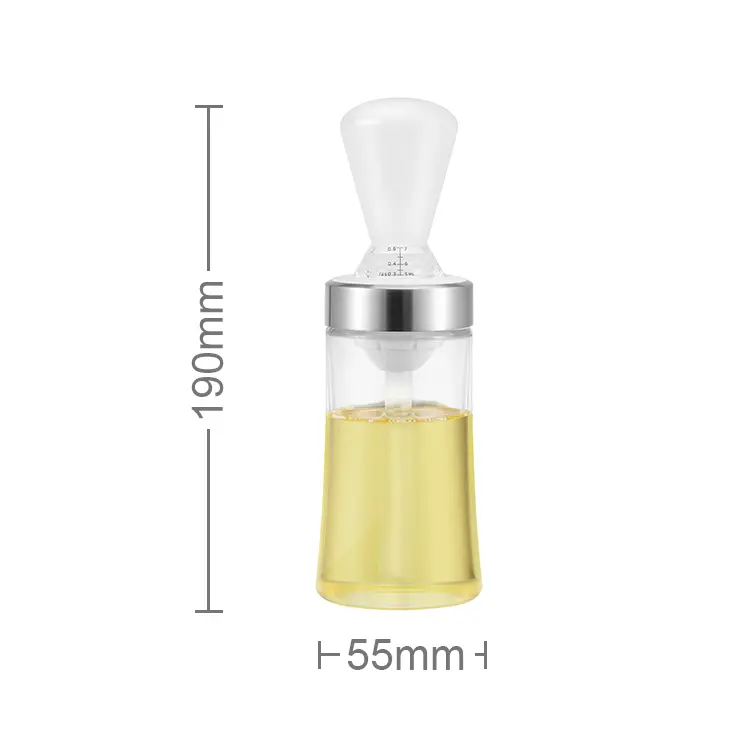 ODM Customized Cooking Oil Brush with Glass Bottle