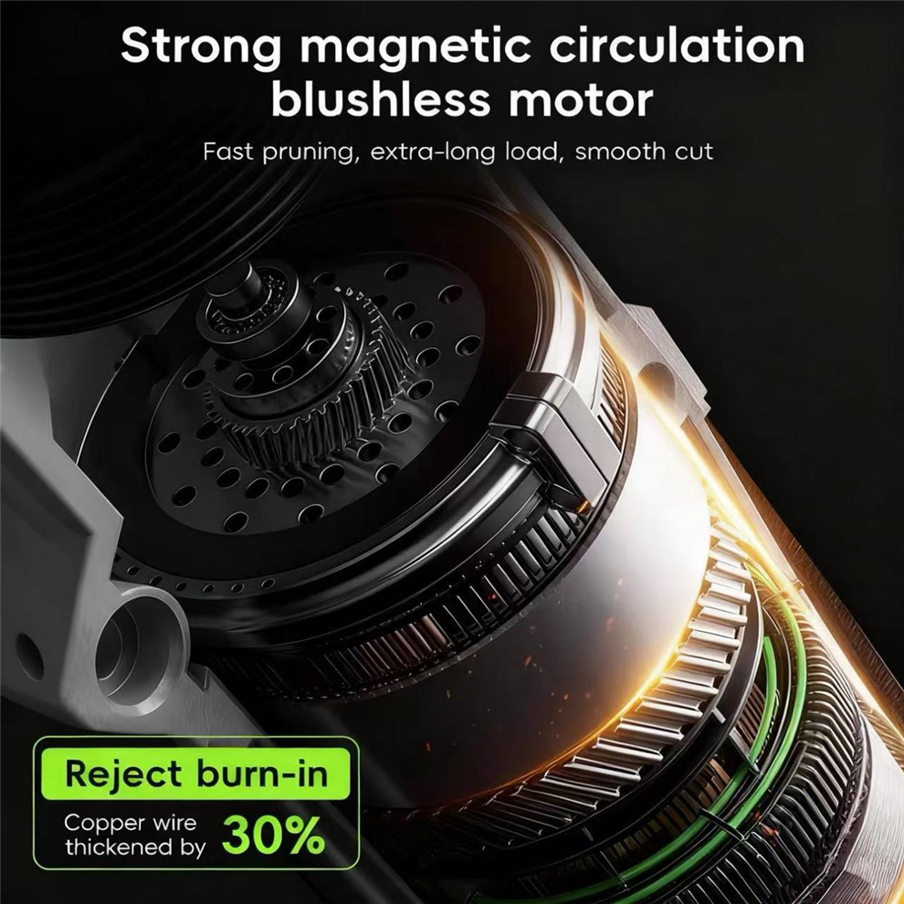 Brushless motor electric pruner
