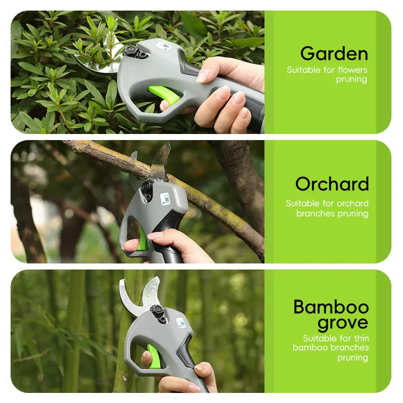 Wholesale 21V Electric Pruning Shear with HD Digital Screen - China Suppliers & Factory for Professional Gardening Tools Manufacturer, Exporters