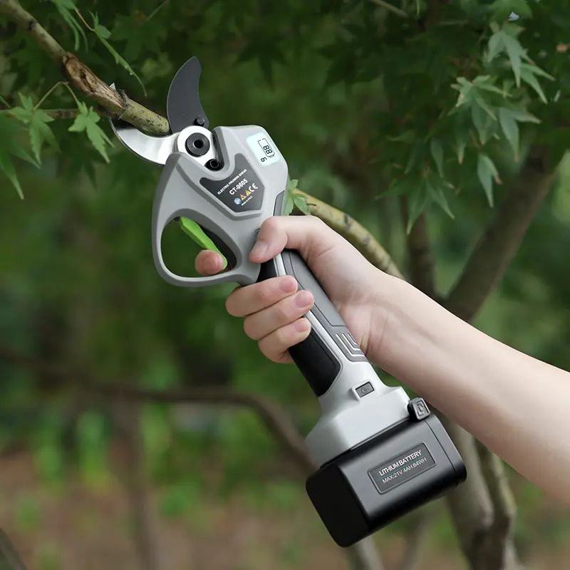 High-Quality 21V 40mm Electric Pruning Shear from China Suppliers - High-Power Pruner with HD Digital Screen for Gardening & Forestry Factory Exporter, Factory