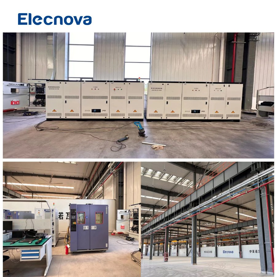 Sistema de Armazenamento de Energia Solar Comercial Industrial Elecnova Solução de Microrede Geradores Silenciosos