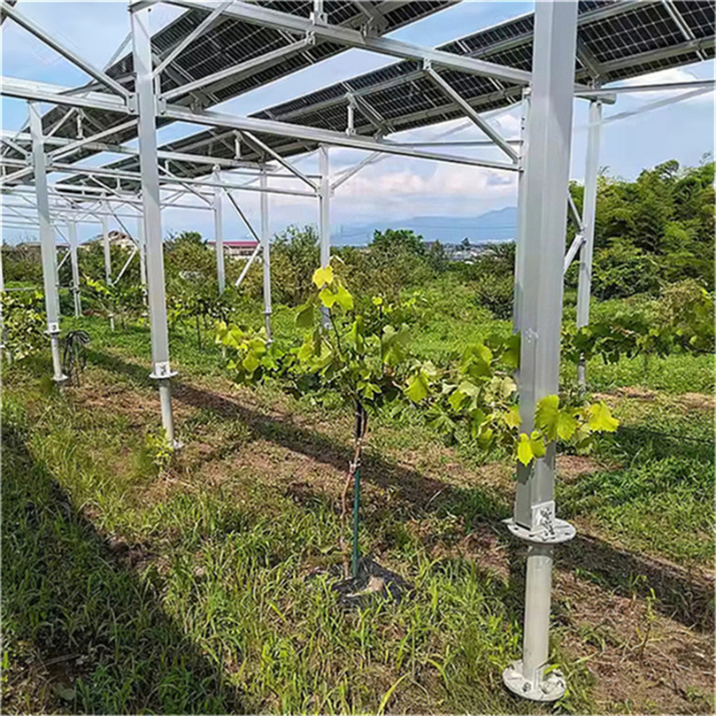 Fazenda Solar Híbrida Suporte Solar Usina Solar Montagem Bateria Solar Sistema de Armazenamento de Energia