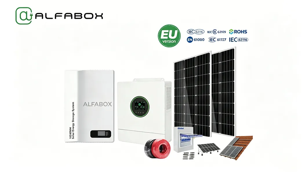 10kw Sistema de Armazenamento de Energia Solar Híbrido Residencial