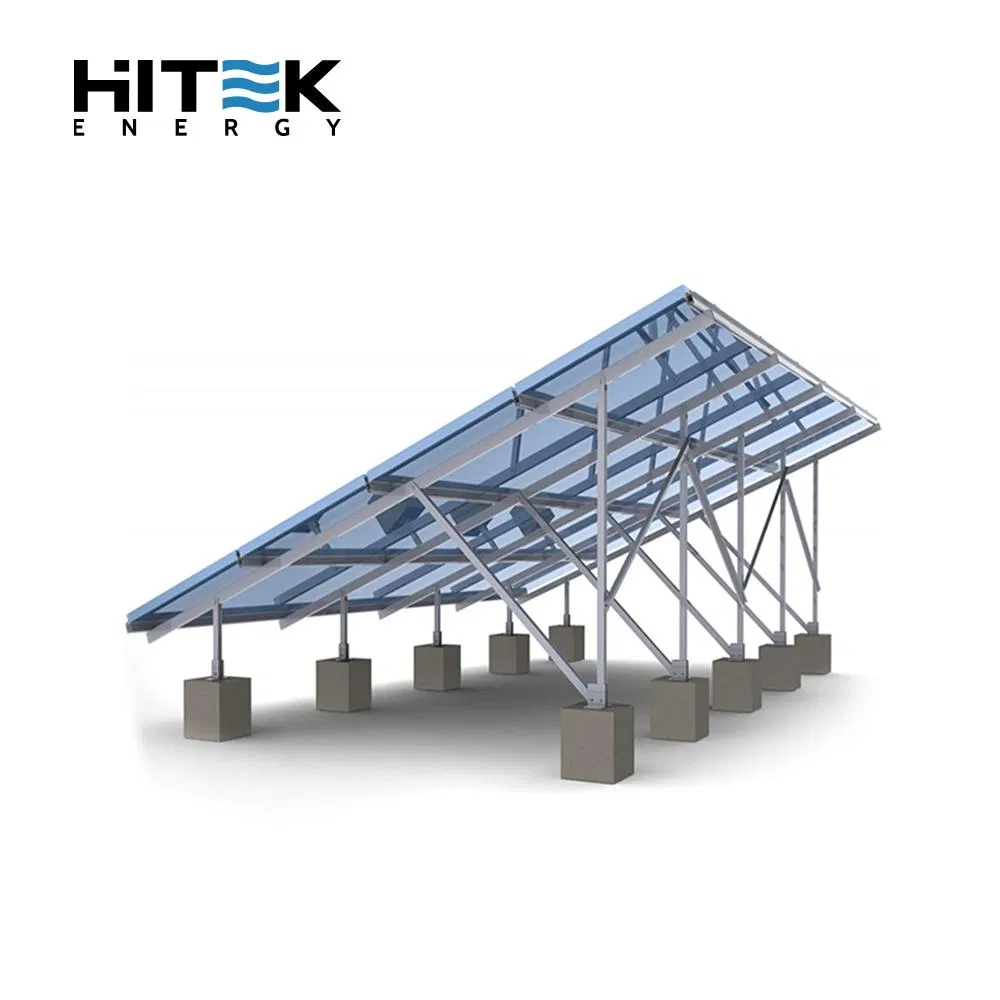 Sistema de Energia Solar Off Grid Hitek 5kw 6kw 8 Kw 10kw 10kVA Sistema de Armazenamento de Energia Solar Híbrido Residencial no Telhado LiFePO4 no Solo