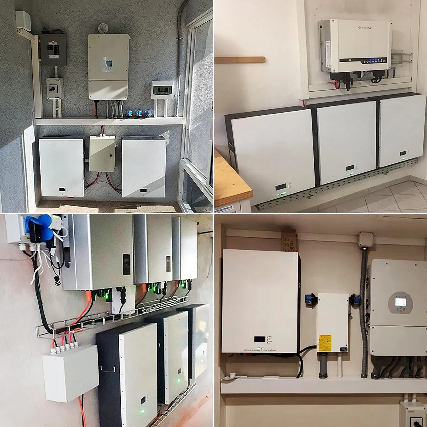Sistema Profissional de Armazenamento de Energia Híbrido para Estações de Energia Solar Residenciais