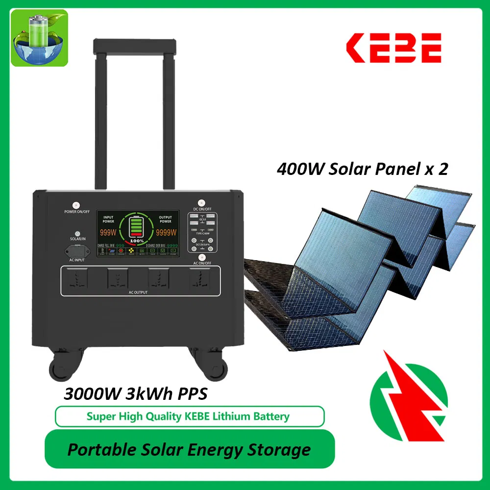 Sistema de Armazenamento de Energia Portátil Solar