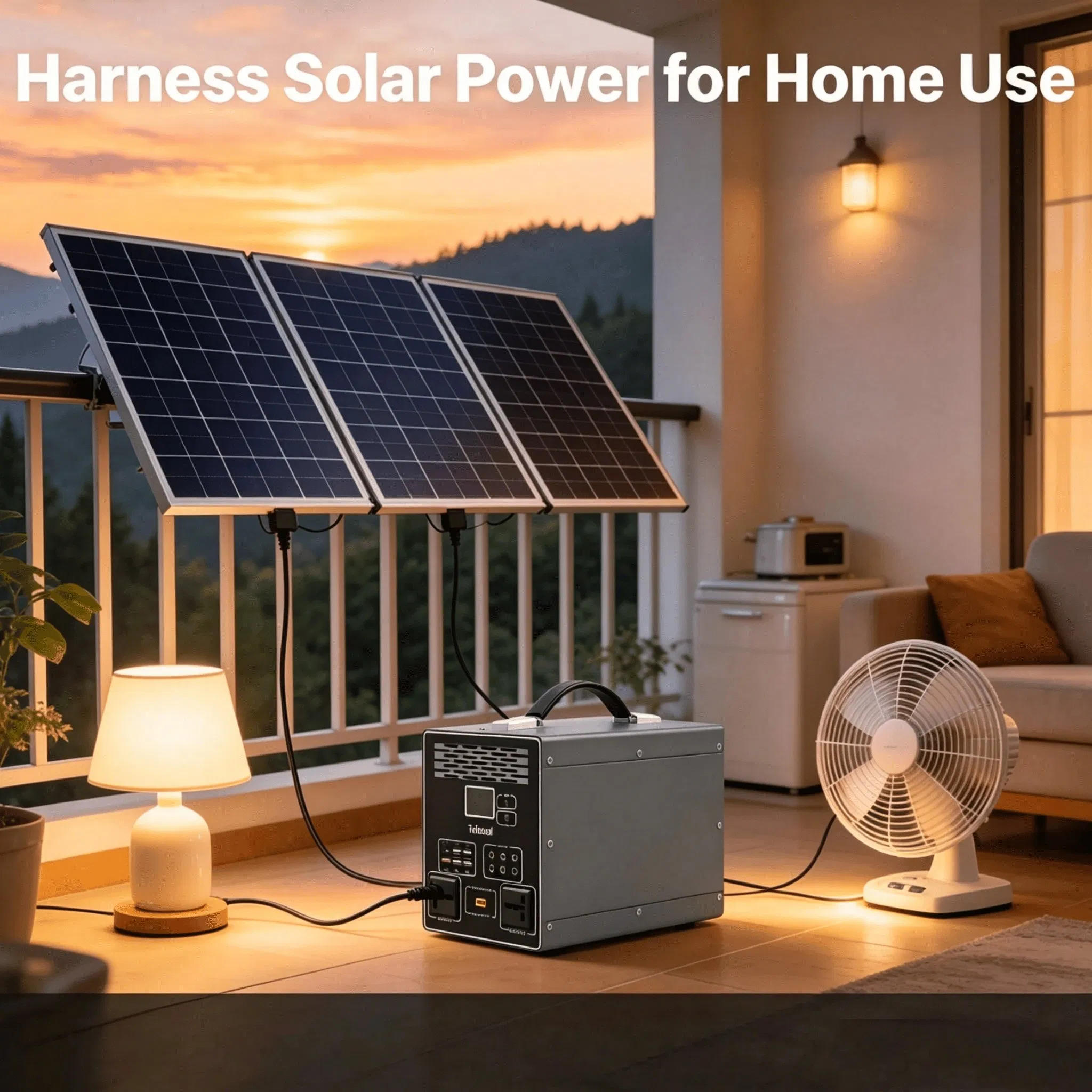 Sistema de Armazenamento de Energia Solar para Fornecimento de Energia de Backup em Casa