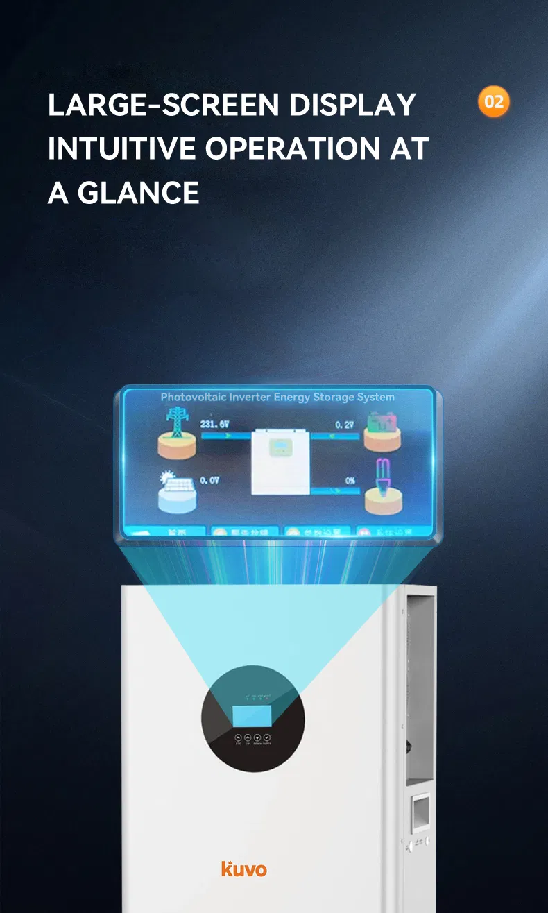 Sistema de Armazenamento de Energia Solar de Alta Eficiência 3.6kw 8kwh com MPPT, Monitoramento WiFi e Proteção Inteligente BMS