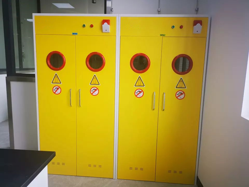 Armário de Segurança para Cilindros de Gás com Detector Sensível Armário para Três Garrafas