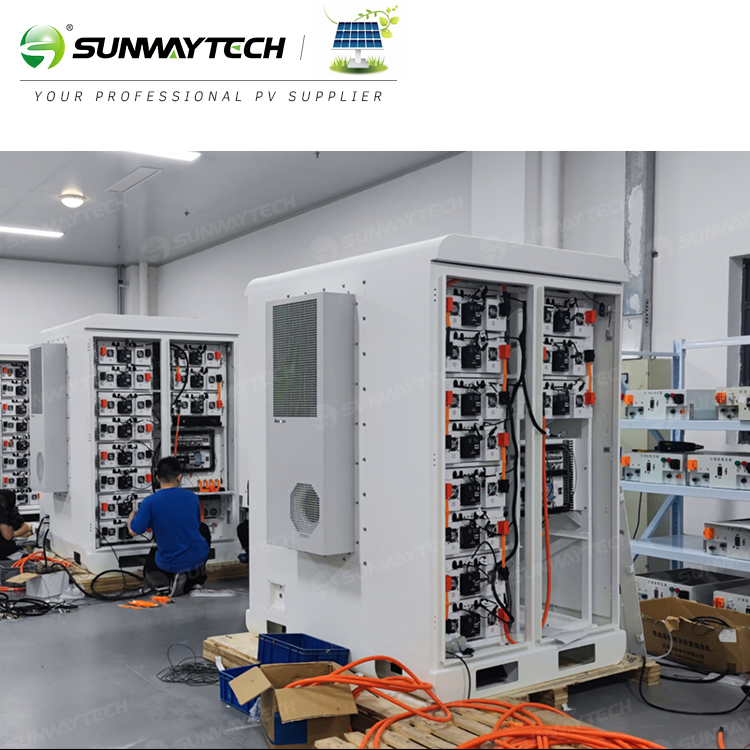 215kwh Sistema de Armazenamento de Energia Comercial e Industrial Tudo em Um 215kw Sistema Híbrido de Energia Solar com Bateria de Íon de Lítio