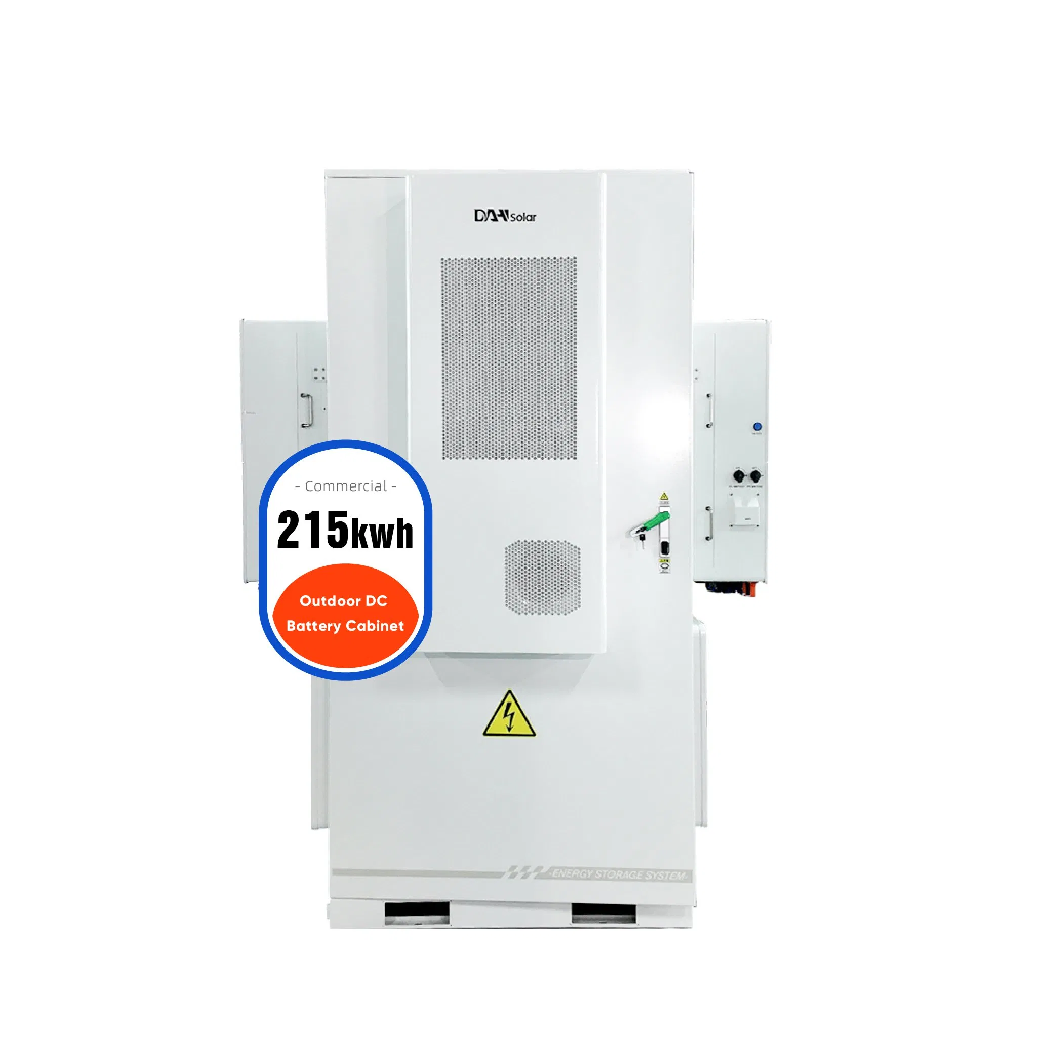 Sistema de Armazenamento de Energia Comercial e Industrial Dah Solar LiFePO4 Bateria 215kwh Armário 100kw