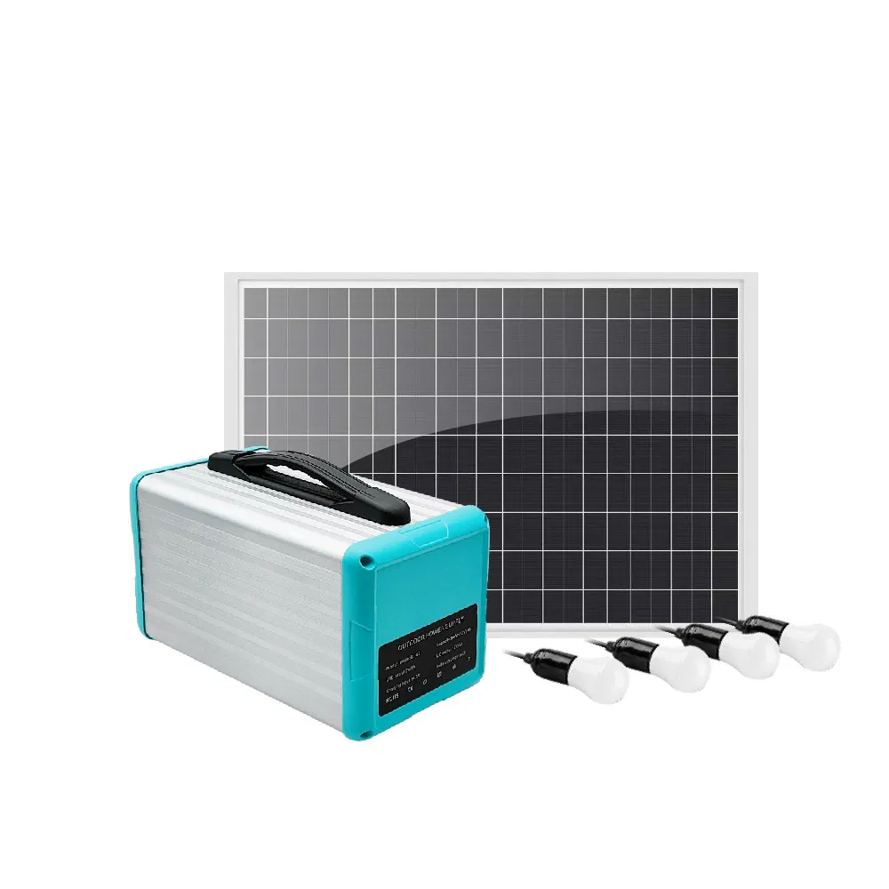 Sistema de Iluminação Portátil para Casa com Painel Solar Sistema Solar para Casa Sistema de Armazenamento de Energia Solar Bateria Sistema Completo de Kit de Energia Solar