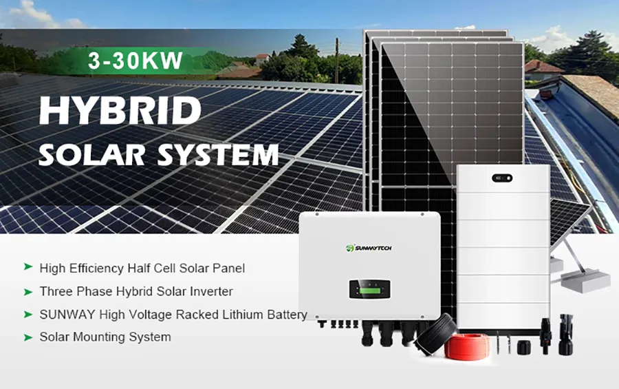 Sistema de Armazenamento de Energia Solar Híbrido