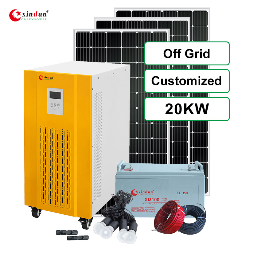 20000W 20kw Sistema de Armazenamento de Energia Híbrido com Painéis Solares Powerwall para Hotel