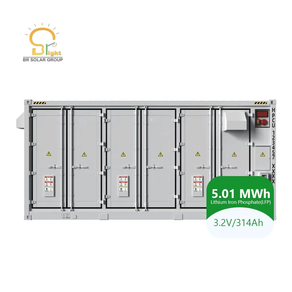 Br Solar IP55 Armário de Bateria LFP Sistema Solar 5.01mwh Contêineres de Resfriamento Líquido Inteligente Soluções de Armazenamento de Energia
