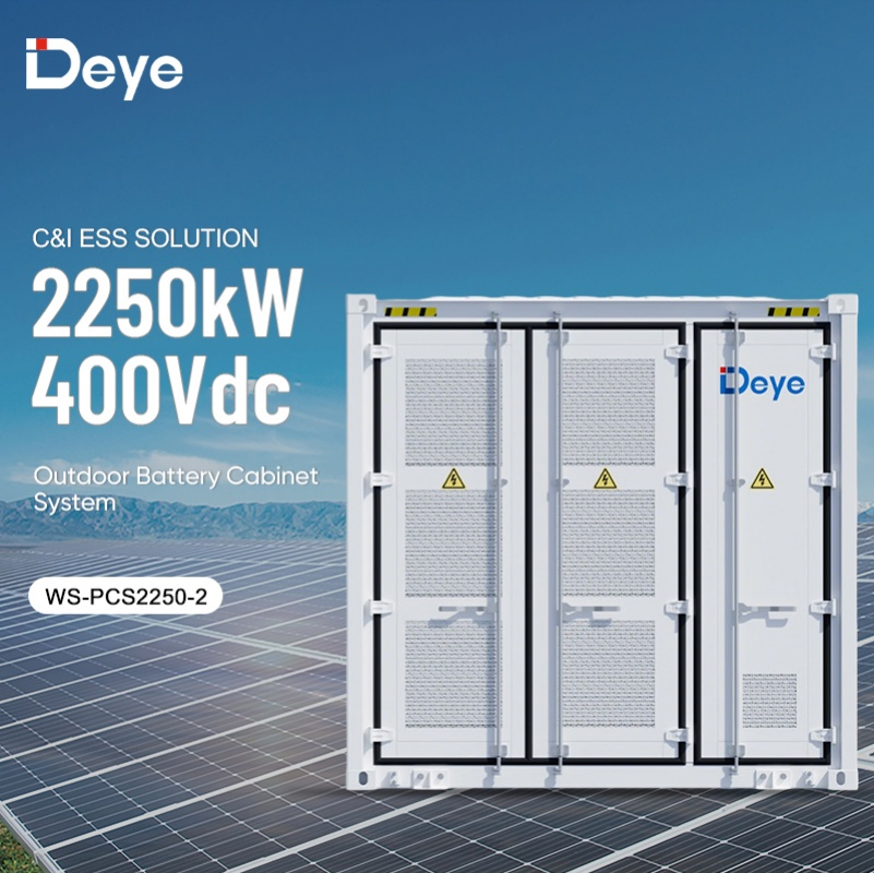 Armazenamento de Energia Comercial e Industrial PCS 2250kw 2.25MW Inversor Solar PV Híbrido 3600kw Sistema de Conversão de Energia de Microrede