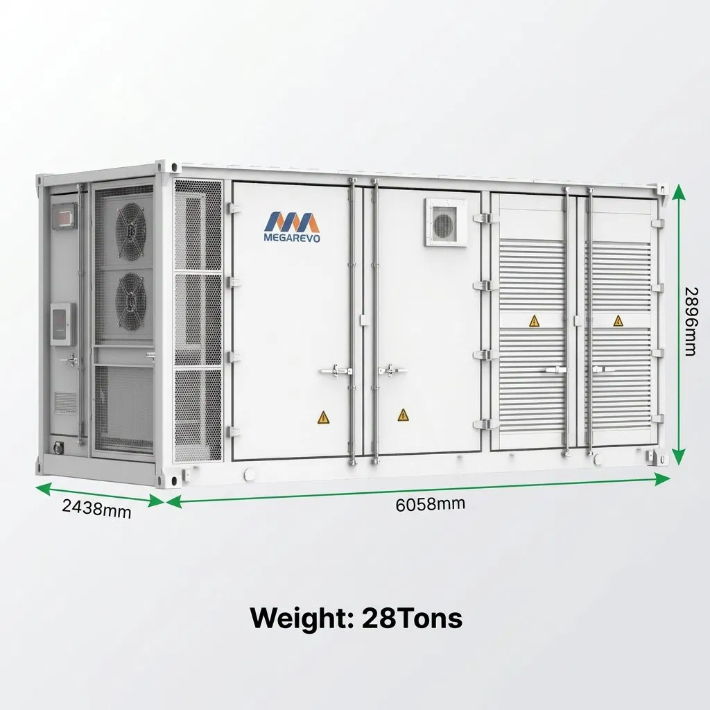 Sistema Solar Comercial Bess Externo 500kw 2mwh Sistema de Armazenamento de Energia em Contêiner com Resfriamento Líquido Ativo para Microrede de Carregamento de Veículos Elétricos