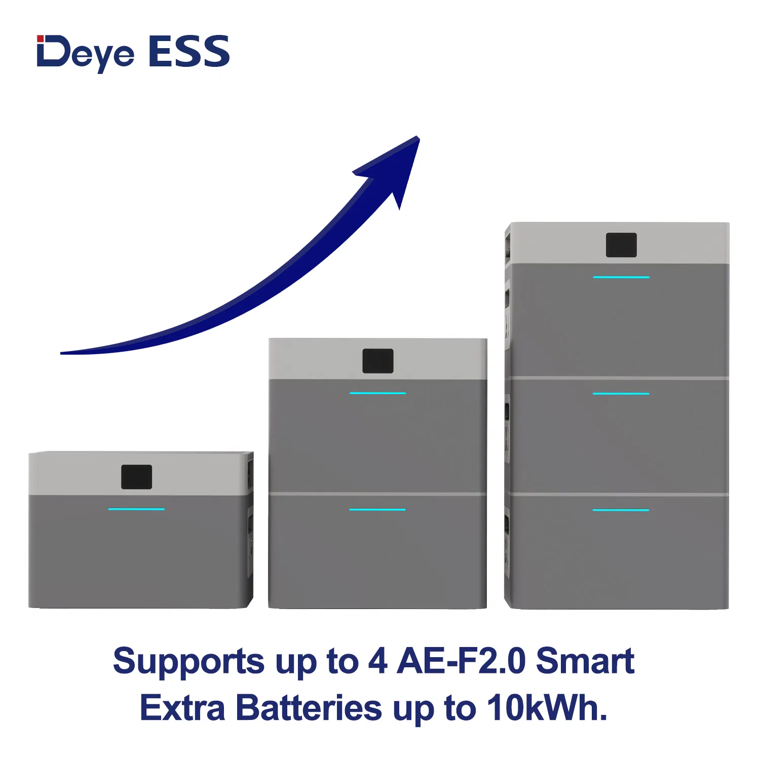 Deye Ess Ae-Fs2.0-2h2 Sistema de Armazenamento de Bateria Solar Portátil para Carregamento ao Ar Livre de Lítio