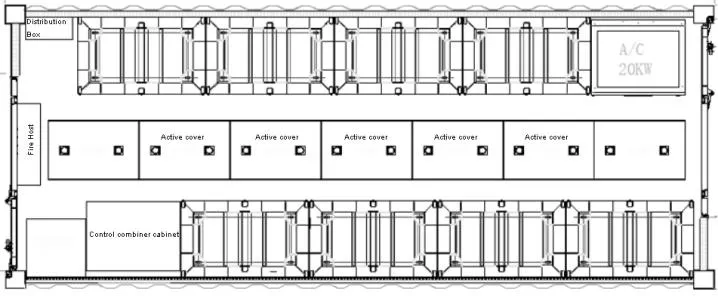 Sistema de Armazenamento de Energia Solar em Painéis Solares Off Grid com Bateria Comercial Renovável em Contêiner Ess-1mwh