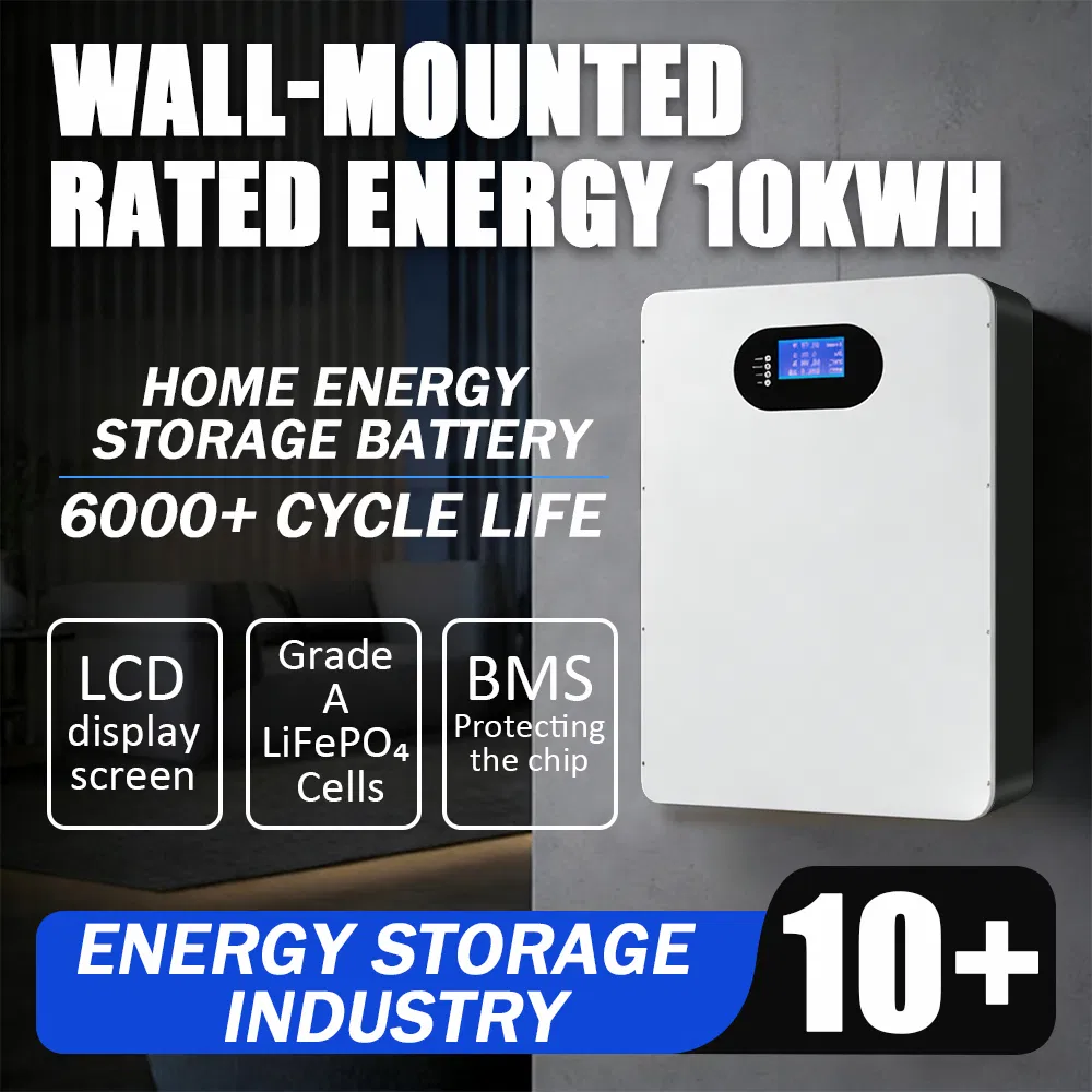 Preço de Fábrica Estético Sistema de Armazenamento de Energia Solar Bess com Bateria LFP Montagem na Parede 10kwh
