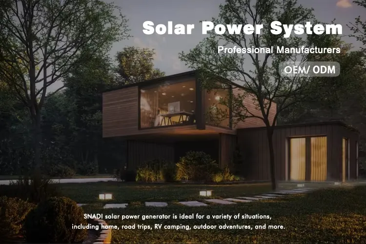 Gerador Solar Estação de Energia Portátil com Carga Solar 5kw Sistema de Armazenamento de Energia de Lítio