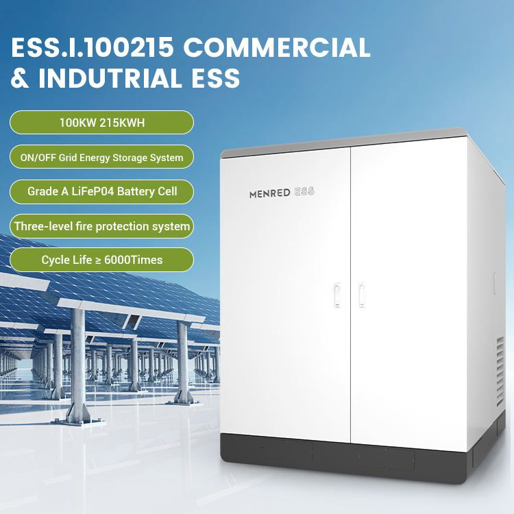 Sistema de Fornecimento de Energia Solar Comercial Menred Ess Poderoso com LiFePO4 Bateria