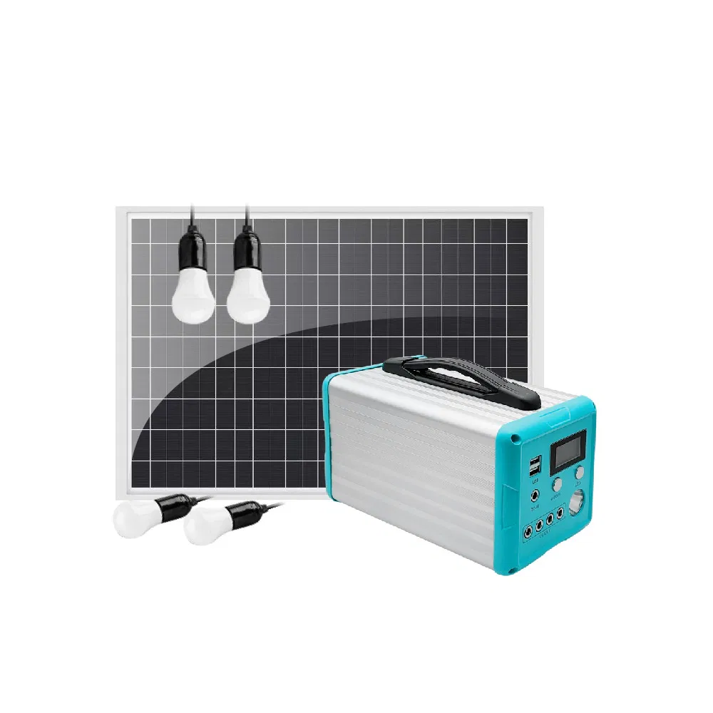 Sistema de Iluminação Portátil para Casa com Painel Solar Sistema Solar para Casa Sistema de Armazenamento de Energia Solar Bateria Sistema Completo de Kit de Energia Solar