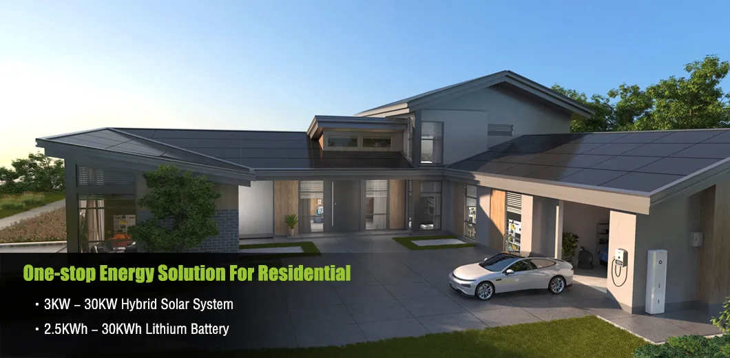 Kit de Energia Solar Residencial Luxpower Híbrido 5kw 8kw 10kw 12kw 20kw sistema solar portátil de armazenamento com baterias 10kwh 15kwh