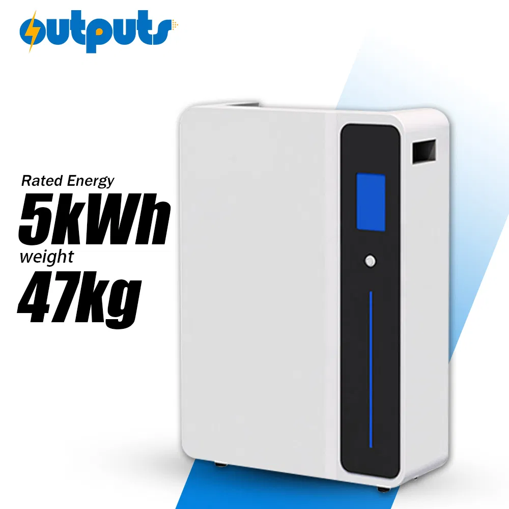 5kwh Powerwall LiFePO4 Sistema de Armazenamento de Energia Solar em Escala de Utilidade com Bateria e BMS Inteligente para off-Grid
