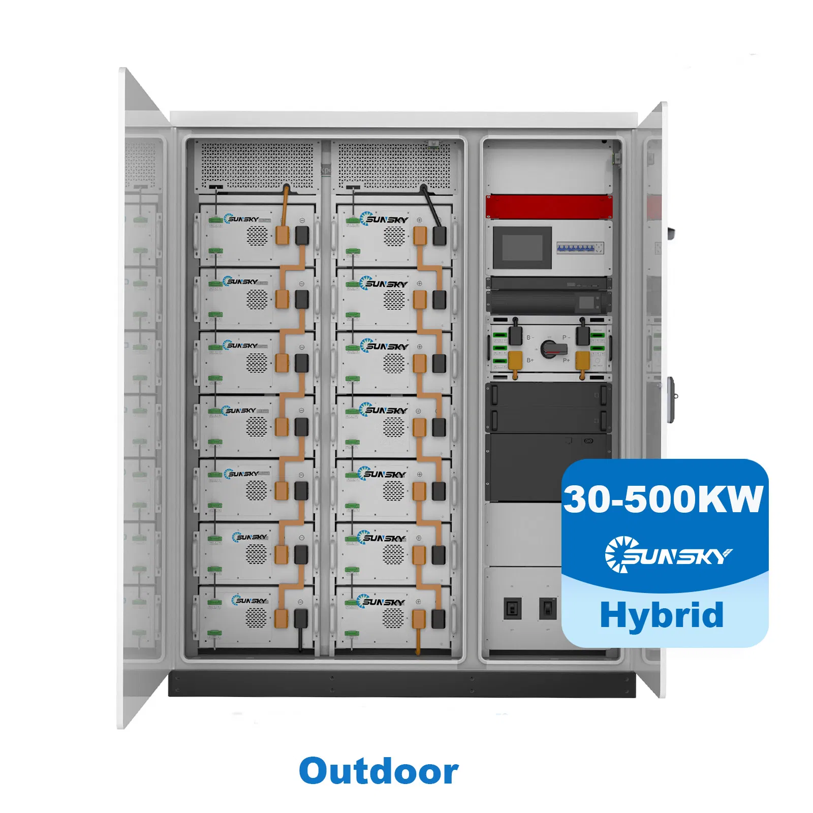 30kw 50kw 100kw Sistema de Armazenamento de Bateria de Energia Solar 100kwh Sistema de Instalação Híbrido Residencial para Uso Comercial