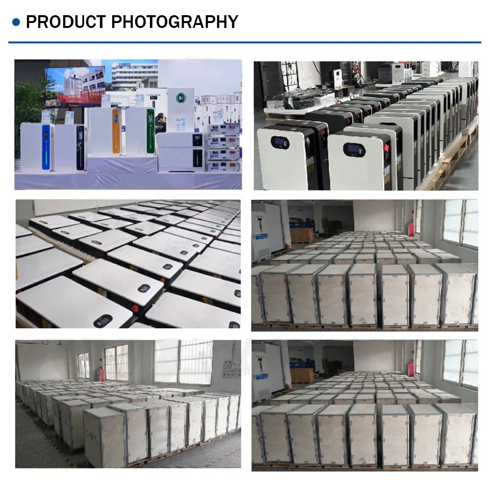 Sistema de Armazenamento de Energia Solar Bess com Bateria LFP Montagem na Parede 10kwh