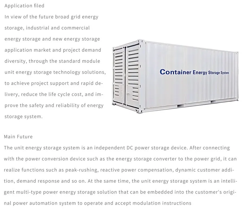 1mwh Sistema de Armazenamento de Baterias de Lítio Container Solar para Industrial e Comercial