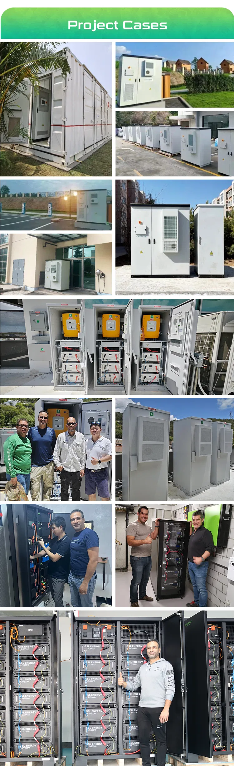 Sistema de Armazenamento Solar Comercial de Alta Tensão OEM Bess de Íon de Lítio LiFePO4 Solução de Energia Industrial e Comercial