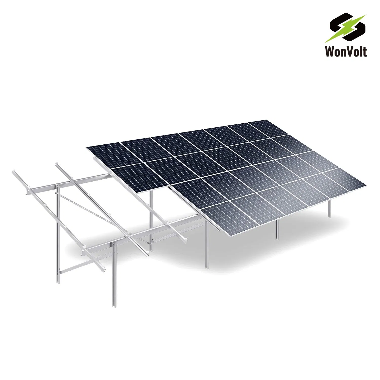 Sistema de Armazenamento de Energia Residencial Wonvolt 300kw 50kw 100kw 150kw 200kw 250kw Sistema Híbrido de Energia Solar para Comercial com Bess 300kwh 500kwh 1mwh