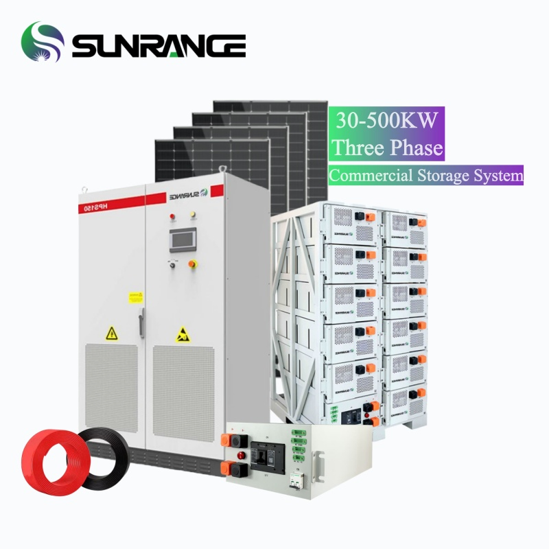 Sistema de Armazenamento Fotovoltaico Tudo-em-Um 800kw 1500kw Sistema Solar Comercial Leve