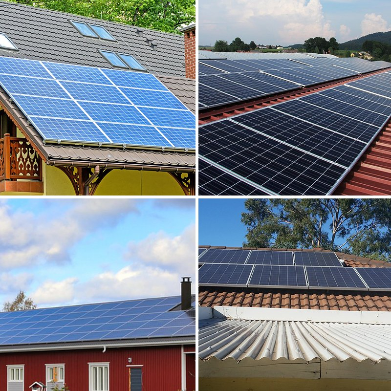 Sistema Solar Sob Medida Off Grid 1kw Casa de Energia Portátil Fornecimento Armazenamento de Energia 3kw Sistema Solar