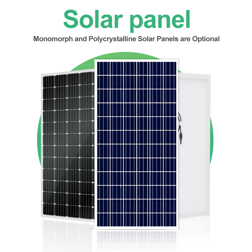 Varandas de Telhados Fotovoltaicos Completos off Grid 5kw 3kw 1000W 10kw 10 Kw 6kw 15kw Armazenamento de Bateria Conjunto de Painéis Energia Híbrida Sistemas de Energia Solar PV Preço para Casa