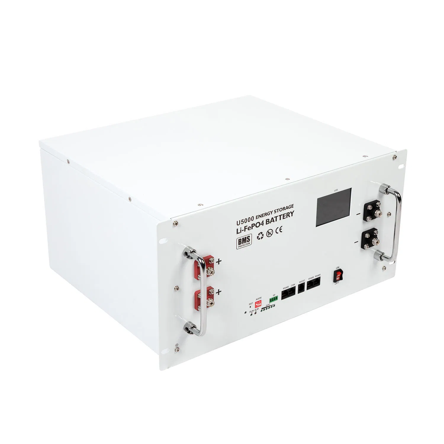 Venda Quente Banco de Energia Solar PV Fornecimento 4.8V 50ah 2.4kwh Sistema de Armazenamento de Energia Montado em Rack para Uso Doméstico Estação de Energia Portátil Célula de Lítio