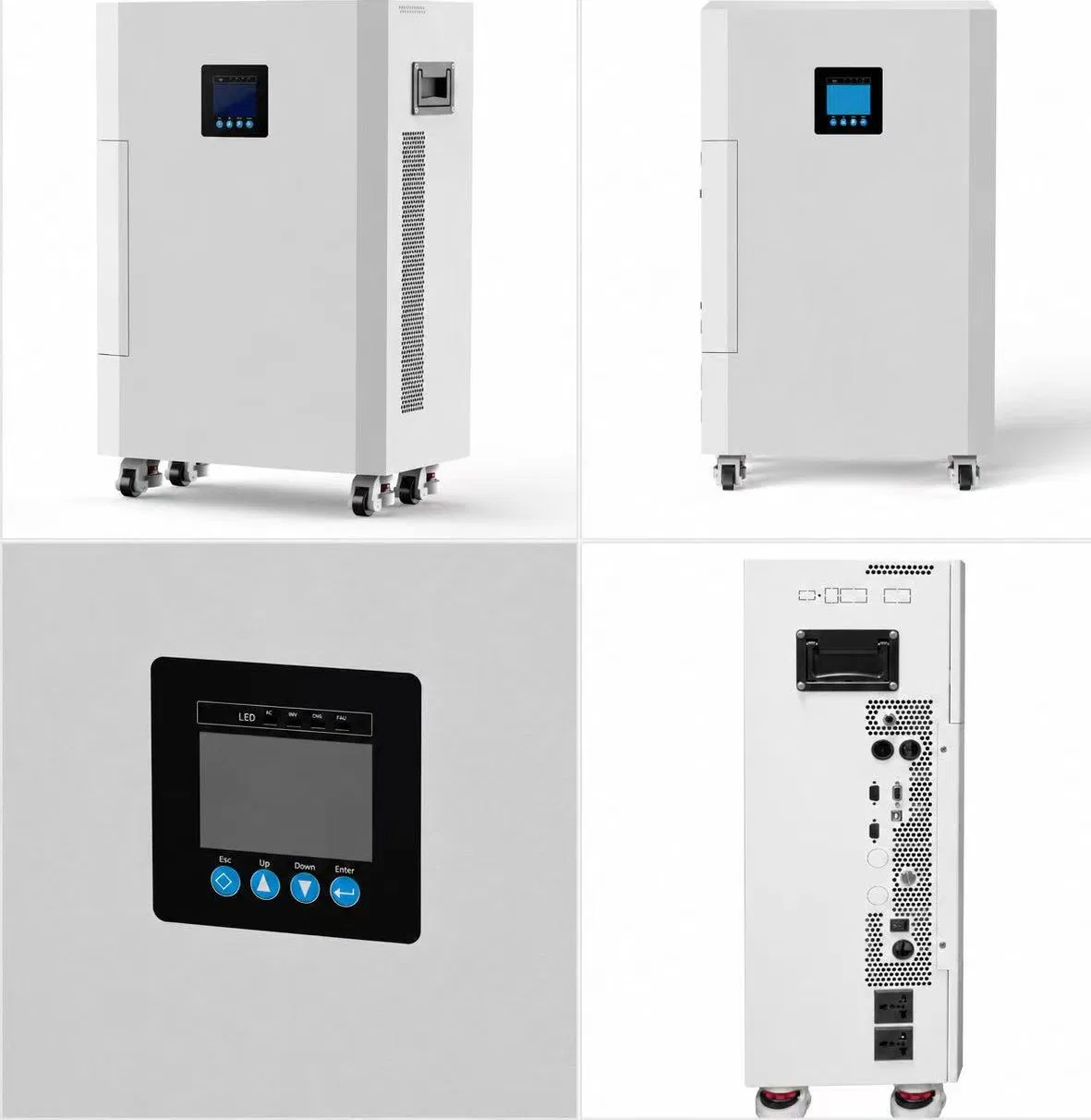 Sistema de Armazenamento de Bateria Pronto para Solar 5kw 196ah 51.2V LiFePO4 Backup de Energia para Residência