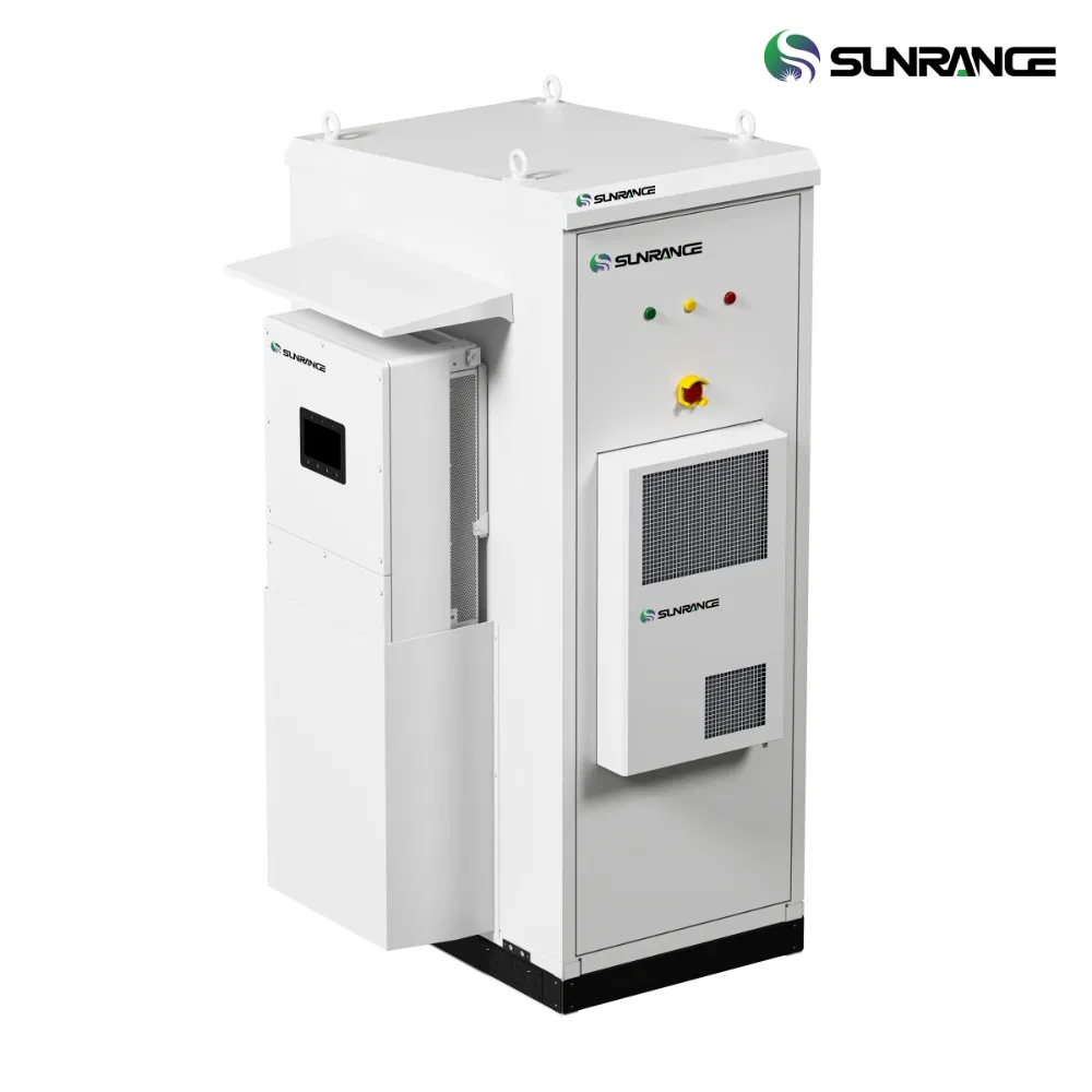 Gabinete de Energia Solar Tudo em Um Sunrange Microgrid 50kw a 200kw Sistema Pré-Wirado Plug and Play com Inversor MPPT e Armazenamento de Energia